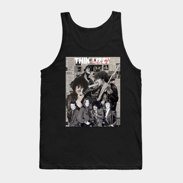 Thin Lizzy Tank Top by FunComic